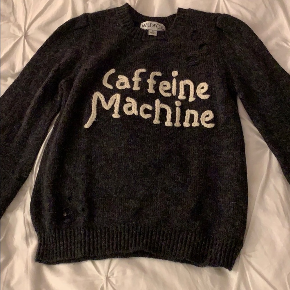 Wildfox Grey Wool Sweater